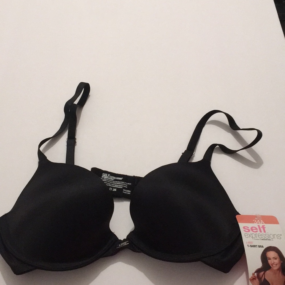 Self Expressions T-shirt Bra Black 34A White 38D